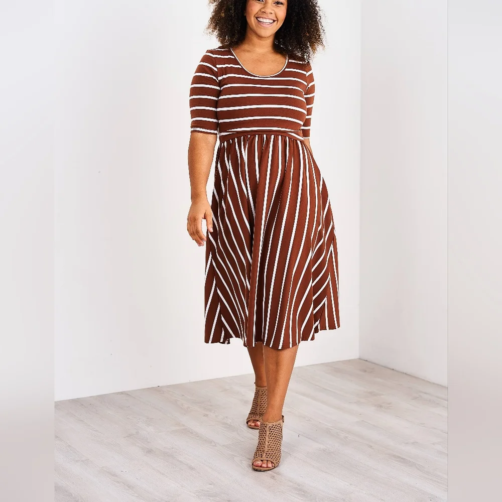 Latched Mama Classic Cotton Dress, sz xs - Picture 1 of 5
